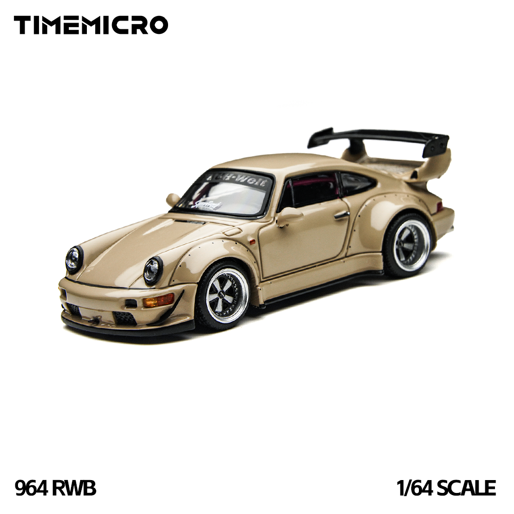 Die Cast Car 1 64 - TimeMicro1:64 RWB 964 Bej Hediye Kutusu