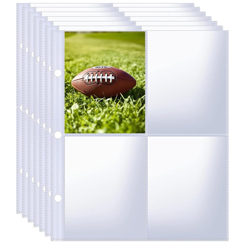 Trading Card Binder - 4 Cepli Fotoğraf Kartı Tutucu Albüm,